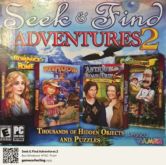 Seek & Find Adventures 2 Computer, NTSC box front