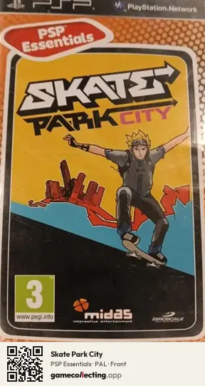 Skate Park City PlayStation Portable, PAL box front