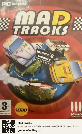 Mad Tracks Computer, France box front