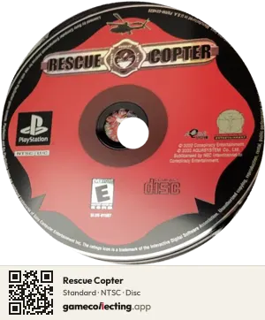 Rescue Copter PlayStation, NTSC disc