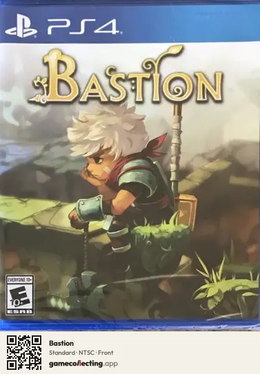 Bastion PlayStation 4, NTSC box front