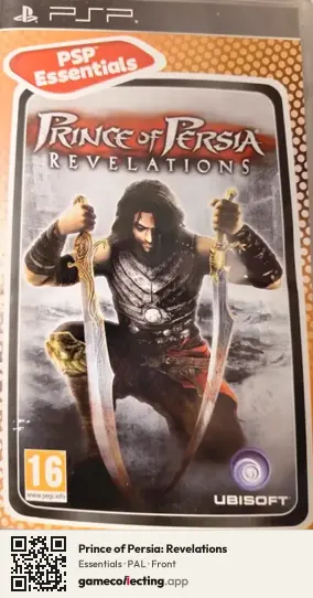 Prince of Persia: Revelations PlayStation Portable, PAL box front