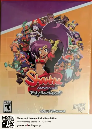 Shantae Advance: Risky Revolution PlayStation 5, NTSC box front