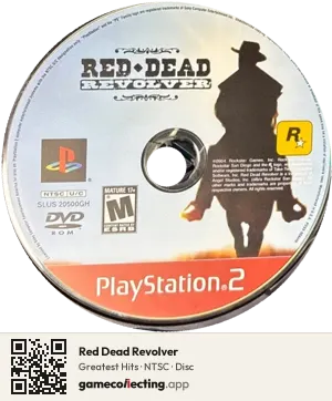Red Dead Revolver PlayStation 2, NTSC disc