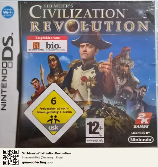 Sid Meier's Civilization Revolution Nintendo DS, Germany box front