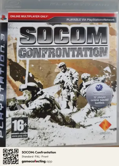 SOCOM: Confrontation PlayStation 3, PAL box front
