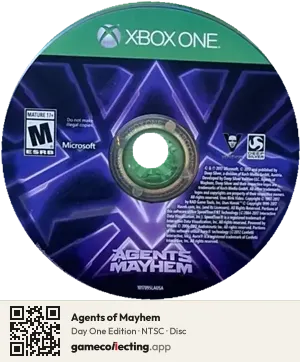 Agents of Mayhem Xbox One, NTSC disc
