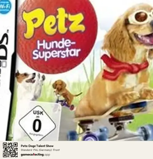 Petz: Dogz Talent Show Nintendo DS, Germany box front