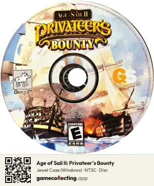 Age of Sail II: Privateer's Bounty Computer, NTSC disc