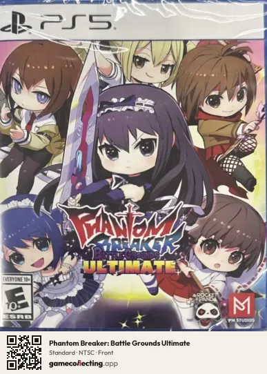 Phantom Breaker: Battle Grounds Ultimate PlayStation 5, NTSC box front