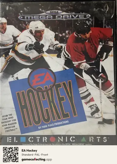 EA Hockey Sega Mega Drive / Genesis, PAL box front