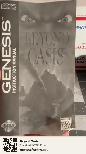 Beyond Oasis Sega Mega Drive / Genesis, NTSC box front