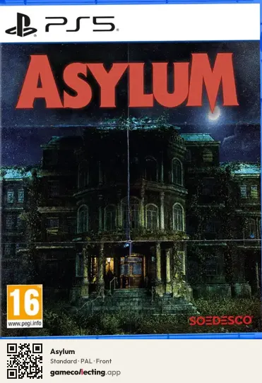 Asylum PlayStation 5, PAL box front
