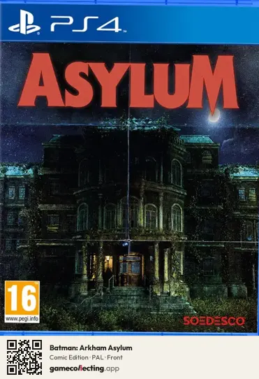 Batman: Arkham Asylum PlayStation 4, PAL box front