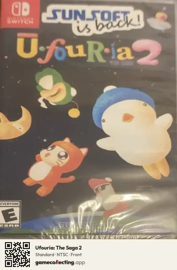 Ufouria: The Saga 2 Nintendo Switch, NTSC box front