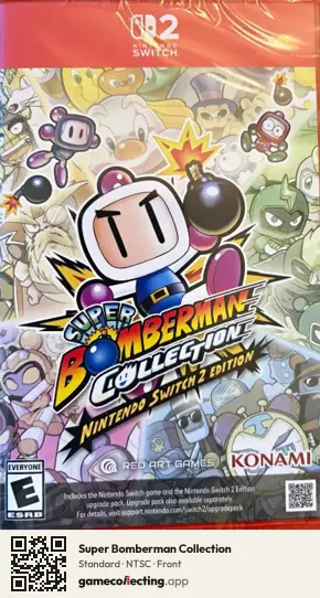 Super Bomberman Collection Nintendo Switch 2, NTSC box front