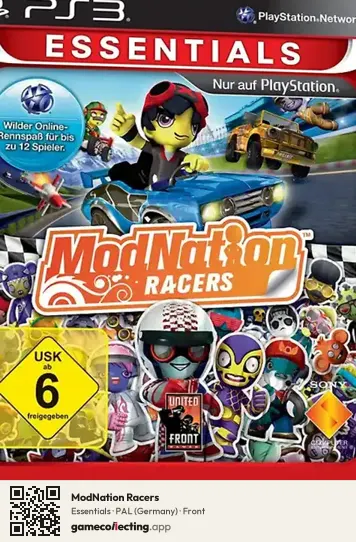 ModNation Racers PlayStation 3, Germany box front
