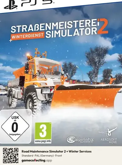 Road Maintenance Simulator 2 + Winter Services PlayStation 5, Germany box front