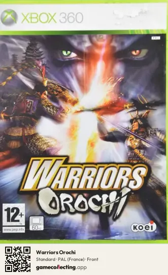 Warriors Orochi Xbox 360, France box front