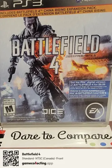 Battlefield 4 PlayStation 3, Canada box front