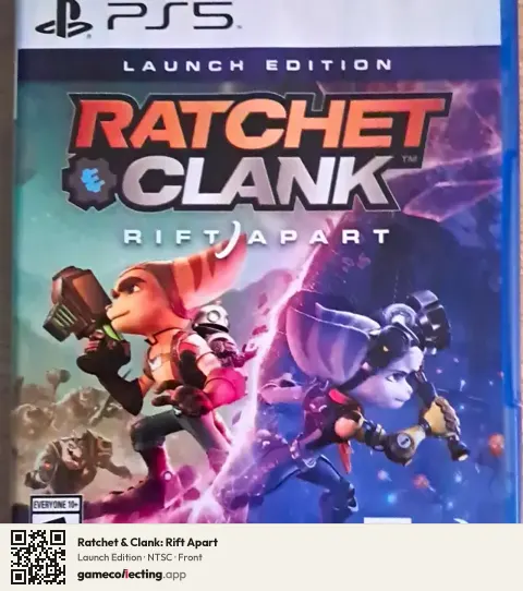 Ratchet & Clank: Rift Apart PlayStation 5, NTSC box front
