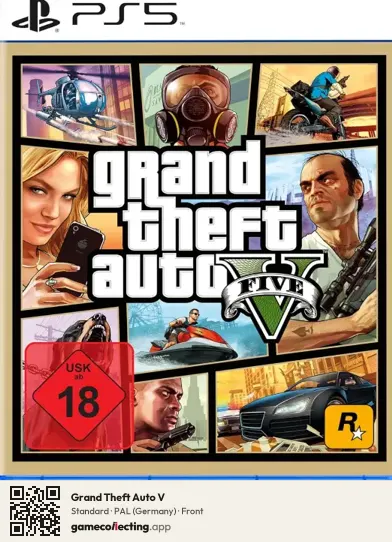 Grand Theft Auto V PlayStation 5, Germany box front