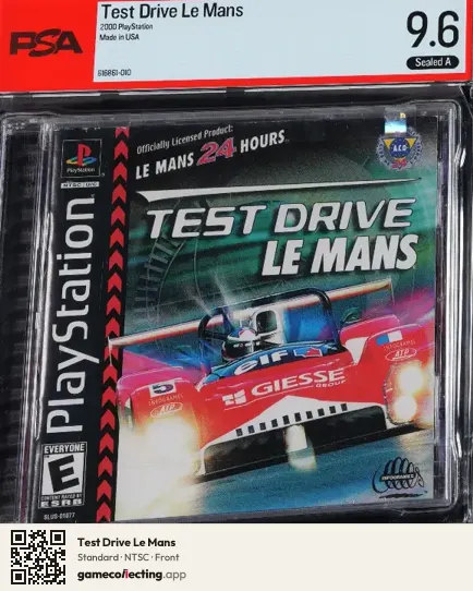 Test Drive Le Mans PlayStation, NTSC box front