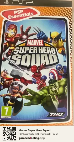 Marvel Super Hero Squad PlayStation Portable, Portugal box front