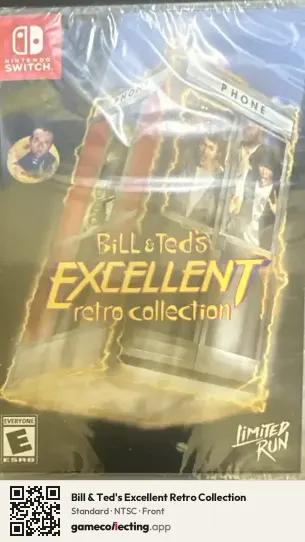 Bill & Ted's Excellent Retro Collection Nintendo Switch, NTSC box front