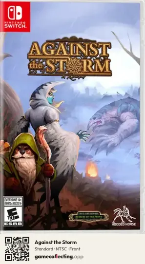 Against the Storm Nintendo Switch, NTSC box front
