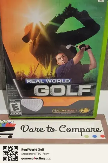 Real World Golf Xbox, NTSC box front