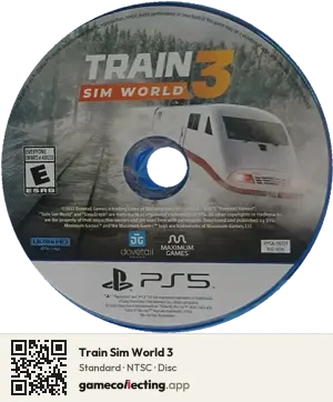 Train Sim World 3 PlayStation 5, NTSC disc