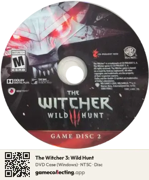 The Witcher 3: Wild Hunt Computer, NTSC disc