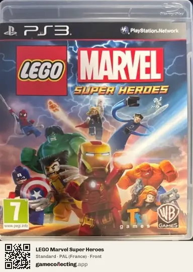 LEGO Marvel Super Heroes PlayStation 3, France box front