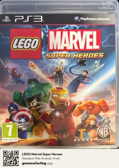 LEGO Marvel Super Heroes PlayStation 3, France box front