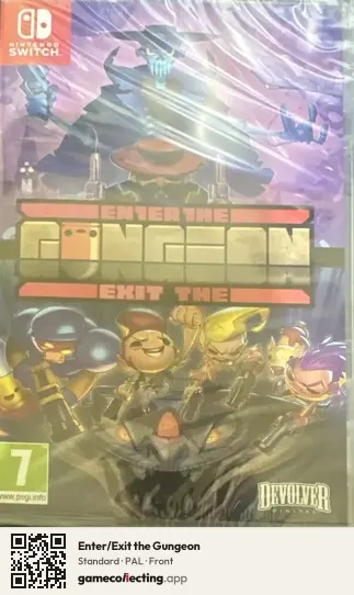 Enter/Exit the Gungeon Nintendo Switch, PAL box front