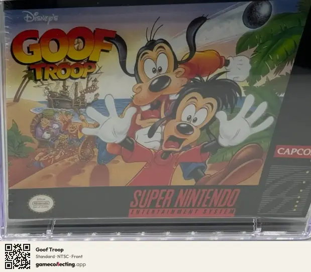 Goof Troop Super Nintendo Entertainment System, NTSC box front