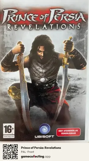 Prince of Persia: Revelations PlayStation Portable, PAL box front