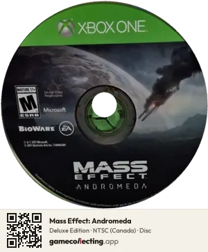 Mass Effect: Andromeda Xbox One, NTSC disc