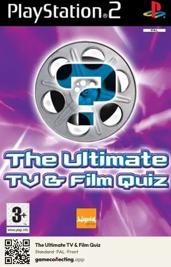 The Ultimate TV & Film Quiz PlayStation 2, PAL box front