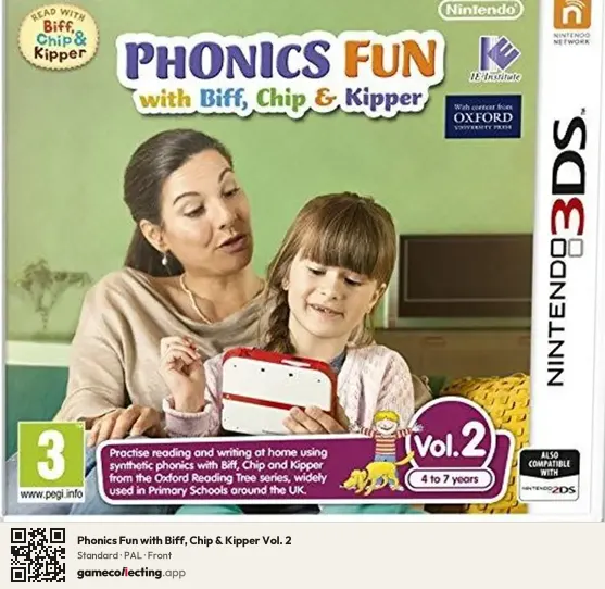 Phonics Fun with Biff, Chip & Kipper Vol. 2 Nintendo 3DS, PAL box front