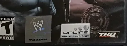 WWE SmackDown! vs. Raw 2006, the ESRB box on its front