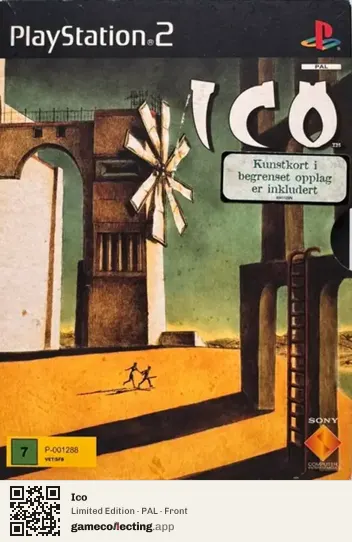 Ico PlayStation 2, PAL box front