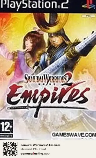 Samurai Warriors 2: Empires PlayStation 2, PAL box front