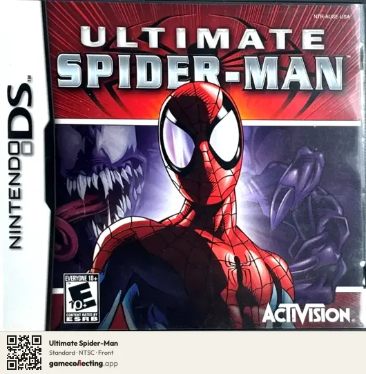 Ultimate Spider-Man Nintendo DS, NTSC box front