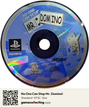No One Can Stop Mr. Domino! PlayStation, NTSC disc