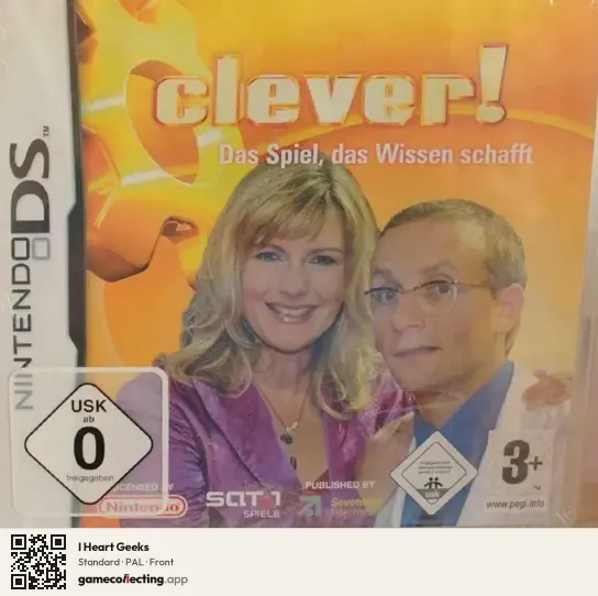 I Heart Geeks Nintendo DS, PAL box front