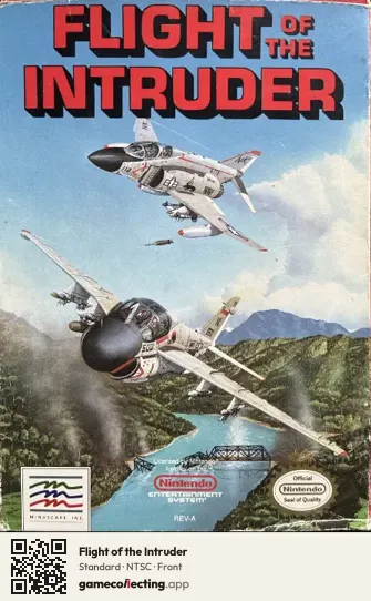 Flight of the Intruder Nintendo Entertainment System, NTSC box front