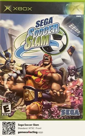 Sega Soccer Slam Xbox, NTSC box front