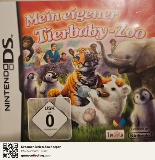 Dreamer Series: Zoo Keeper Nintendo DS, Germany box front